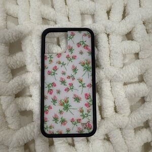 Floral Phone Case - Black and White